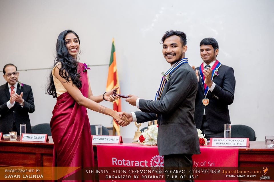 The 9th Installation Ceremony of the Rotaract Club of University of Sri Jayewardenepura