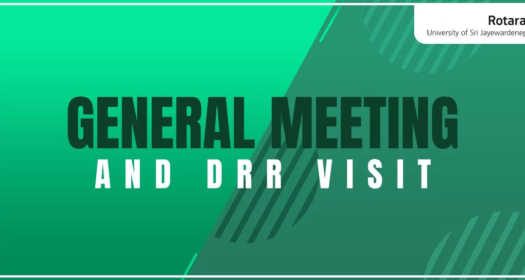 General Meeting and DRR Visit – November