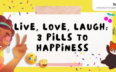 Live, love, laugh: 3 pills to happiness