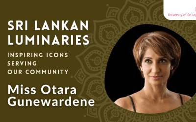 Sri Lankan Luminaries: Miss Otara Gunewardene