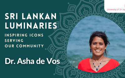 Sri Lankan Luminaries- Dr. Asha de Vos