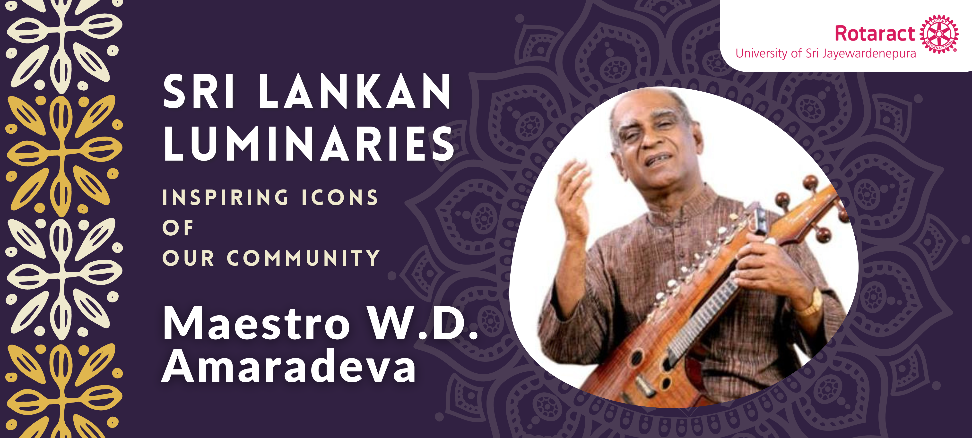 Sri Lankan Luminaries- Maestro W. D. Amaradeva - Official Blog of ...